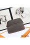 Hermes Medium Bolide Travel Case In Taupe Cotton