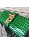 Hermes Medor Clutch Bag In Bamboo Crocodile Leather