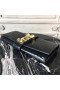 Hermes Medor Clutch Bag In Black Crocodile Leather