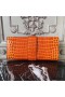 Hermes Medor Clutch Bag In Orange Crocodile Leather