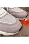 Hermes Men's Addict Sneakers In Grey Knit