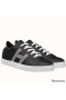 Hermes Men's Avantage Sneakers In Black Calfskin