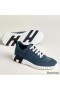 Hermes Men's Bouncing Sneakers in Blue Leather