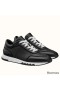 Hermes Men's C - Addict Sneakers In Black Perforated calfskin