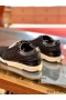 Hermes Men's C - Addict Sneakers In Black Perforated calfskin