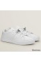 Hermes Men's Day Sneakers in White Leather