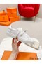 Hermes Men's Day Sneakers in White Leather