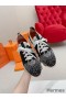Hermes Men's Depart Sneakers in Black Gradient Knit