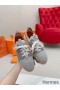 Hermes Men's Depart Sneakers in Grey Gradient Knit