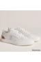 Hermes Men's Get Sneakers in White Calfskin
