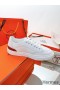 Hermes Men's Get Sneakers in White Calfskin