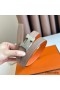 Hermes Mini Constance 24mm Belt in Orange Epsom Leather and Blue Swift Leather