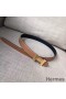 Hermes Mini Constance 24mm Reversible Belt Black/Gold