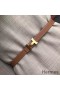 Hermes Mini Constance 24mm Reversible Belt Black/Gold