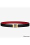 Hermes Mini Constance 24mm Reversible Belt Black/Red