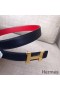 Hermes Mini Constance 24mm Reversible Belt Black/Red