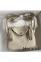 Hermes Mini Lindy Handmade Bag In Craie Clemence Leather