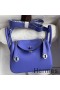 Hermes Mini Lindy Handmade Bag In Lilas Swift Leather