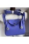 Hermes Mini Lindy Handmade Bag In Lilas Swift Leather