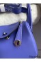 Hermes Mini Lindy Handmade Bag In Lilas Swift Leather