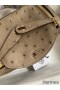 Hermes Mini Lindy Handmade Bag In Taupe Ostrich Leather