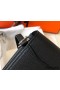 Hermes Mini Sac Roulis 18cm Bag In Black Evercolor Calfskin