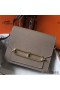 Hermes Mini Sac Roulis 18cm Bag In Grey Evercolor Calfskin