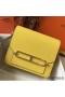 Hermes Mini Sac Roulis 18cm Bag In Yellow Evercolor Calfskin