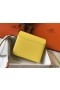 Hermes Mini Sac Roulis 18cm Bag In Yellow Evercolor Calfskin