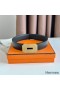 Hermes Neo Reversible Belt 32MM in Black Clemence Leather