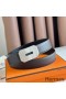 Hermes Neo Reversible Belt 32MM in Chocolate Clemence Leather
