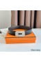 Hermes Neo Reversible Belt 32MM in Chocolate Clemence Leather