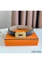 Hermes Neo Reversible Belt 32MM in Trench Clemence Leather