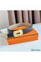 Hermes Neo Reversible Belt 32MM in Trench Clemence Leather