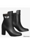 Hermes Noir Joueuse Ankle Boots