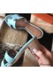 Hermes Oasis Sandals In Blue Atoll Epsom Leather