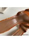 Hermes Oasis Sandals In Brown Shiny Niloticus Crocodile