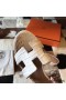 Hermes Oasis Sandals In Himalaya Matte Niloticus Crocodile