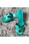 Hermes Oasis Sandals In Vert Veronese Epsom Leather