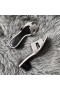 Hermes Oasis Sandals In White Suede with Rhinestone