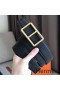 Hermes Officier Belt Buckle & Black 38MM Strap