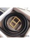 Hermes Officier Belt Buckle & Black 38MM Strap