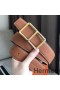 Hermes Officier Belt Buckle & Brown 38MM Strap