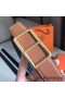 Hermes Officier Belt Buckle & Brown 38MM Strap