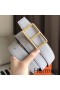Hermes Officier Belt Buckle & White 38MM Strap