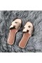 Hermes Oran Sandals In Beton Clemence Leather