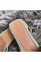 Hermes Oran Sandals In Blue Atoll Swift Leather