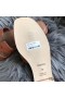 Hermes Oran Sandals In Brown Ostrich Leather