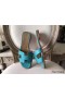 Hermes Oran Sandals In Lagon Epsom Leather
