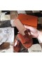 Hermes Oran Sandals In Orange Shiny Niloticus Crocodile